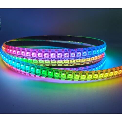WS2812B WS2813 WS2815 SK6812 RGBW 144 Leds/Pixels/m RGB Led Light Strip Individually Addressable Led Light Strip Black/White PCB