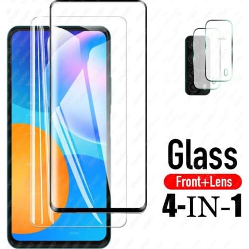Tempered Glass on For Huawei P Smart 2021 Full Screen Protector Camera Lens Film for Huawei P Smart2021 Protective Glass
