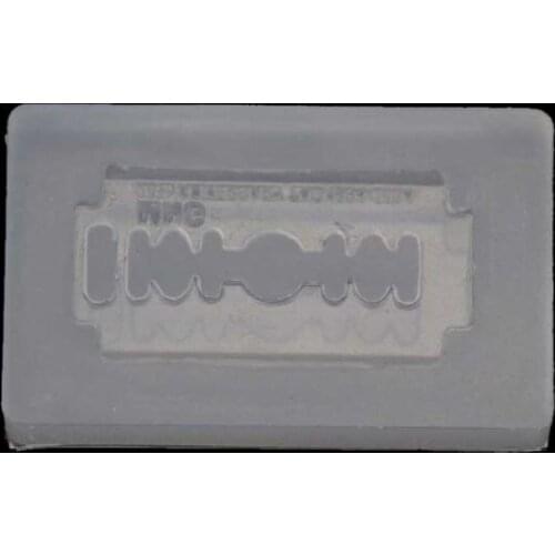 DIY Razor Blade Shape Earrings Pendant Resin Silicone Mold Jewelry Making Tools