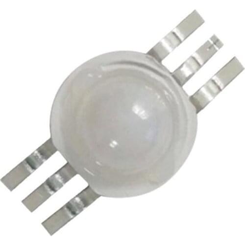 100pcs 3W 9W LED RGB High power LED Lamp beads Six pins Genesis/HPO Chips mist shape Free shipping