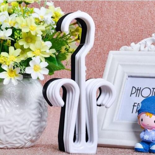 200pcs Strengthen Flexiable Slipper Hanger Hook Plastic Supermarket Cotton-padded Shoes Sandals Hanging Shoe Hanger ZA5248