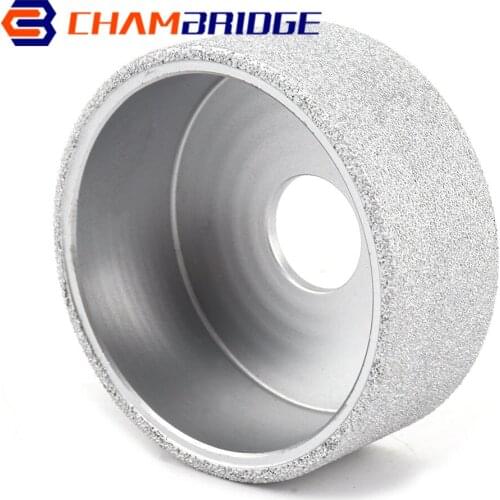 75x30mm Flat Vacuum Brazed Diamond Profile Grinding Wheel Diamond Disc Thickness 30mm