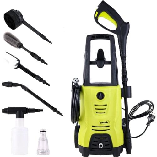 Car Washer High Pressure Cleaner 1400w 110 Bar Spray Gun Detergent Bottle Turbo Water Hose Self-washing Machine
