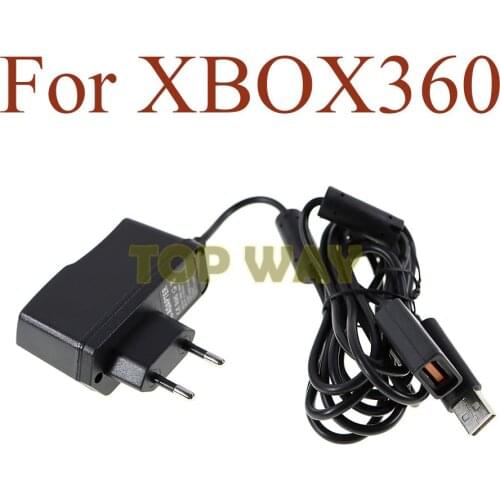 ChengChengDianWan Black AC 100V-240V Power Supply EU Plug US plug Adapter USB Charging Charger For Xbox 360 Kinect Sensor