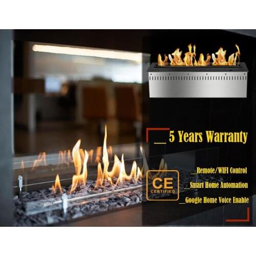 Inno-Fire 30 inch Long silver or black remote control intelligent ethanol buiten open haard