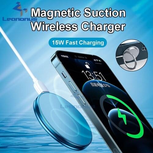 Leanonus Magnetic Wireless Chargers For Mobile Phones
