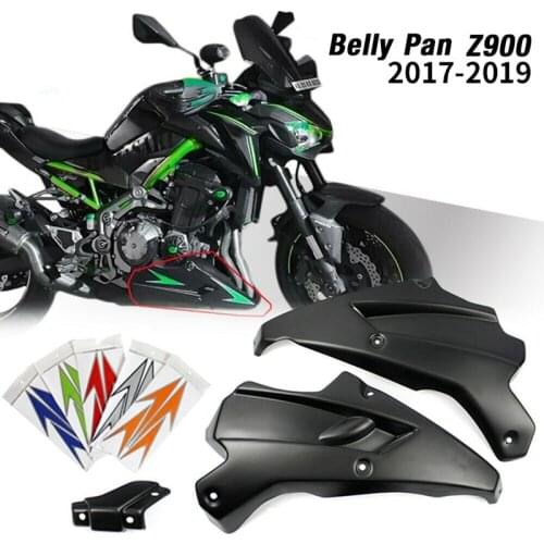 Motorcycle Bellypan Belly Pan Engine Spoiler Lower Panel Fairing Cowling Cover for Kawasaki Z900 ZR900 2017-2019