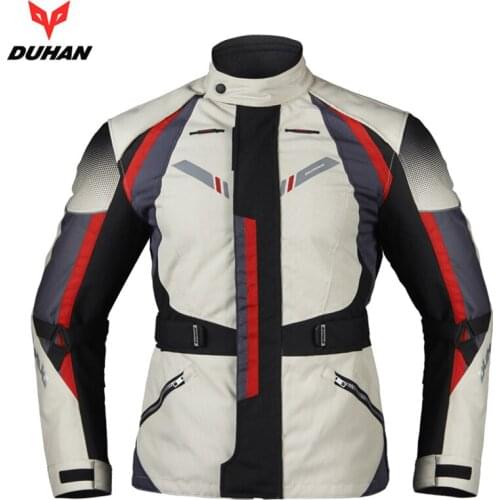 DUHAN Motorcycle Jacket Motocross Equipment Gear Men Motorcycle Cold-proof Moto Clothing Oxford Cloth Cotton Underwear, D-206