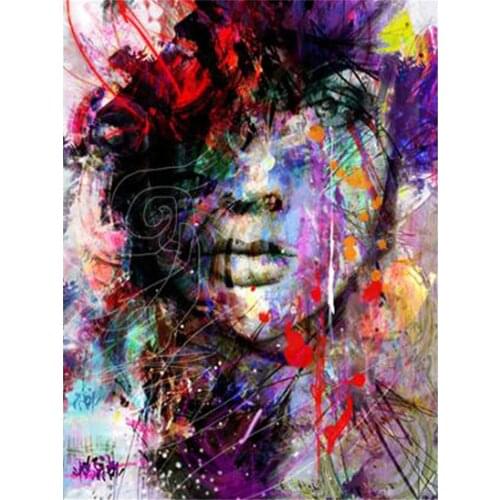 Woman Portrait DIY 11CT Embroidery Cross Stitch Kits Craft Needlework Set Printed Canvas Cotton Thread Home Design