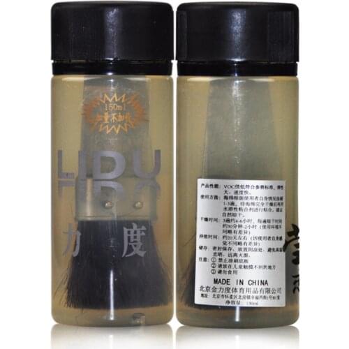 Lidu inorganic glue water solubility bond adhesive for assemble table tennis rubber and blade professional team use