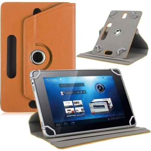 New 7"/8"/9"/10" Faux Leather Tablet PC Case Cover 360 Degree Rotating Stand Universal Holder 7 8 9 10 inch