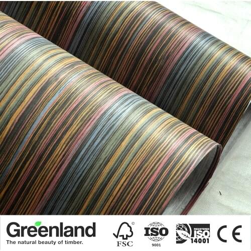 New Design Special Colorful Engineered Wood Veneers Size 250x58CM Boat Decking Guitar