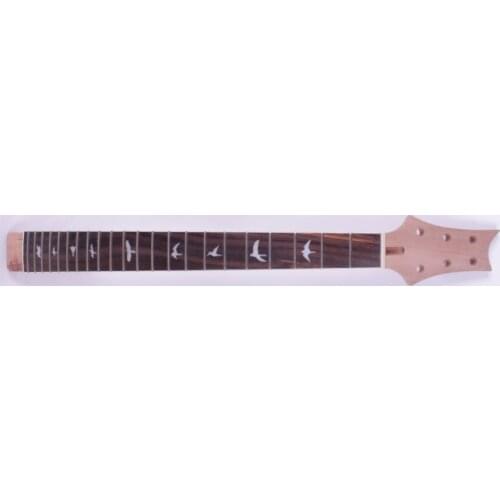 ONE 25 inch Unfinished electric guitar neck Mahogany & RosewoodFINGERBOARD 1 pcs