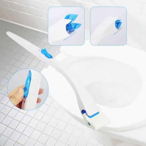 Disposable Toilet Cleaning Brushes Replaceable Concentrated Detergent Head for Home Bathroom Cleaning Tool