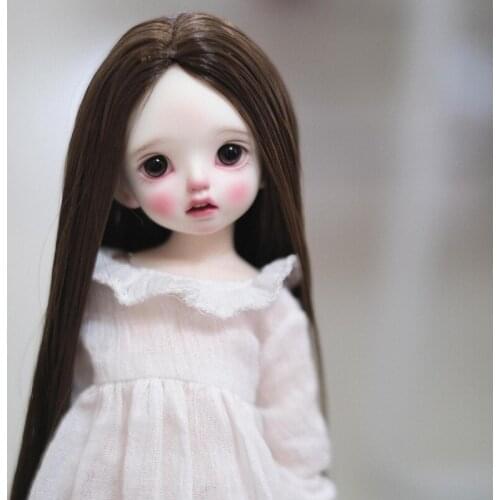 1/3 1/4 1/6 1/8 Long Fashion Straight Style Coffee Colors Hair High Temperature Wire BJD Wig