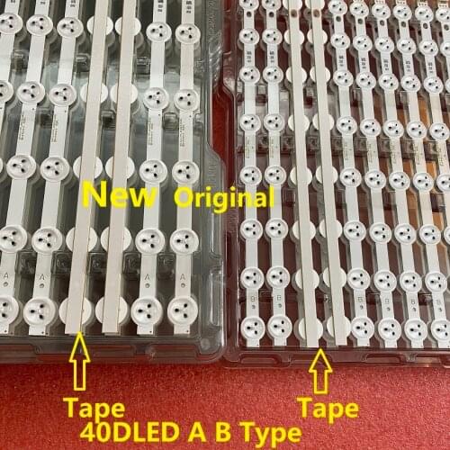 5set=40pcs LED backlight for 40DLED_A B-TYPE VES400UNDS-2D-N02 N03 N04 Toshiba 40S3653DB 40S3633DG LED40272SMFH LED40127FHDCNTD
