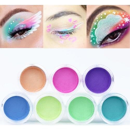 Bowitzki Water Activated Eyeliner Hydra Liner Makeup Pastel UV Glow Aqua Liner Electric Cake Color Face Body Paint 3g