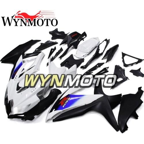 Complete Fairings Kit For GSXR600 750 2008-2010 08 09 10 K8 Injection ABS Plastics Bodywork White Blue Black Fairings New Frames