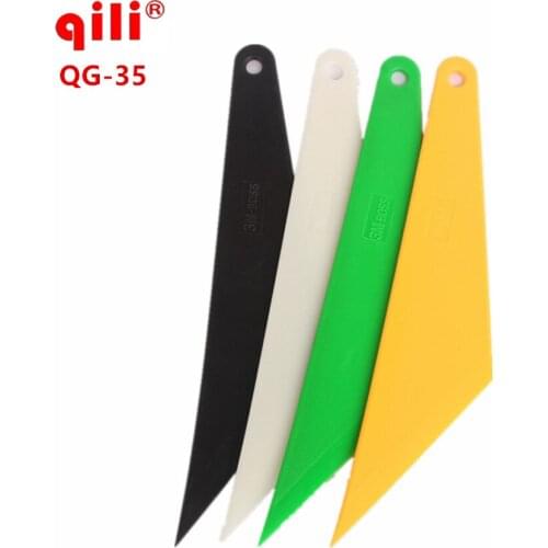 Squeegee Qili QG-35 Car vinyl Film Sticker wrapping tool Pointed end Squeegee Scraper Tools High Temperature Resistant Pom