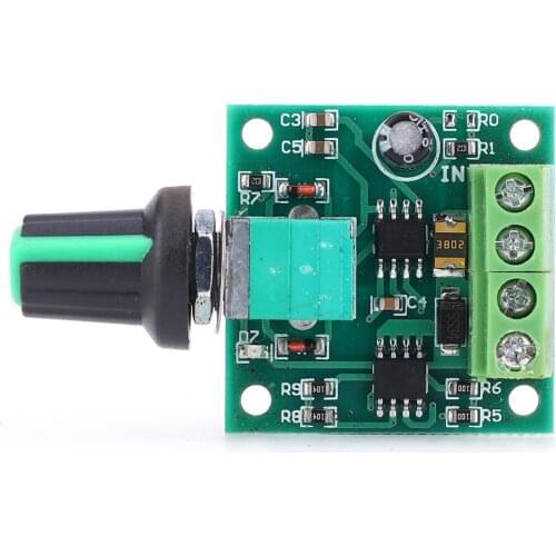 1.8~15VDC 2A 30W Motor Speed Controller 1803BK PWM Adjustable Speed Regulator Control Governor Switch Board