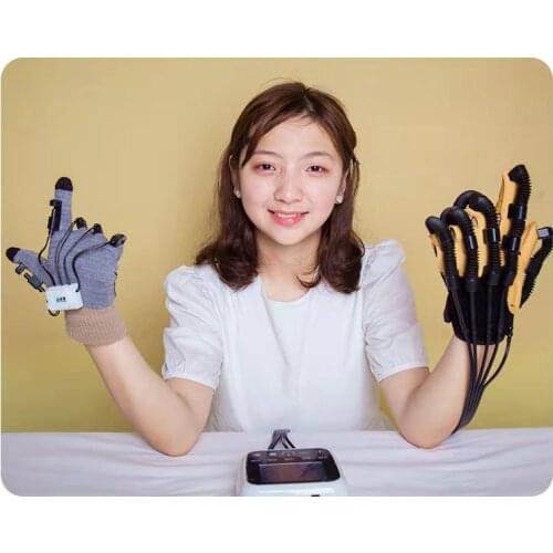 Hand Functional Rehabilitation Robot Stroke Hemiplegia Training Household Pneumatic Functional Machinery Split Finger Gloves