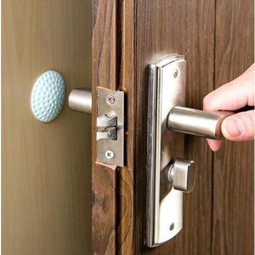 Self Adhesive Wall Buffer Stop Protector Door Handle Bumper Stopper Rubber Stop Rubber anti-vibration pad behind the door