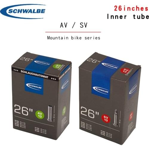 Schwalbe road bicycle inner tube 26 inch butyl rubber American valve French valve cross country deceleration tires