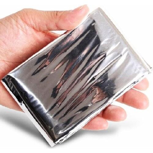 Outdoor Rescue First Aid Kit Camp Keep Foil Mylar Lifesave Warm Heat Bushcraft Outdoor Thermal Dry Emergent Blanket Survive
