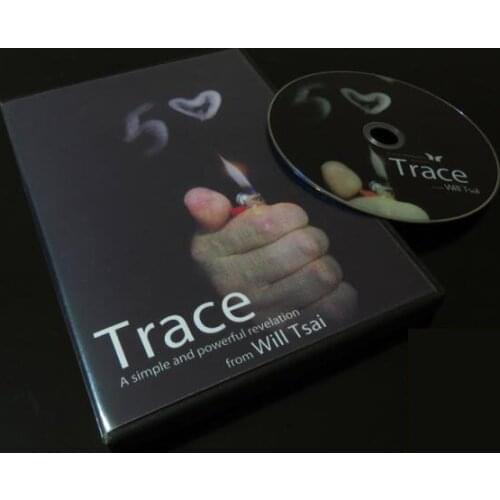 Trace (Gimmick and DVD) Magic Tricks Close Up Props Mentalism Creat Up to Two Different Card Impressions On ANYTHING Magia