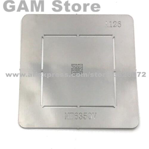 MT6350V BGA Stencil For Redmi 3 power IC Chip Reballing Pins BGA Direct Heating Template A126 5 pcs/lot