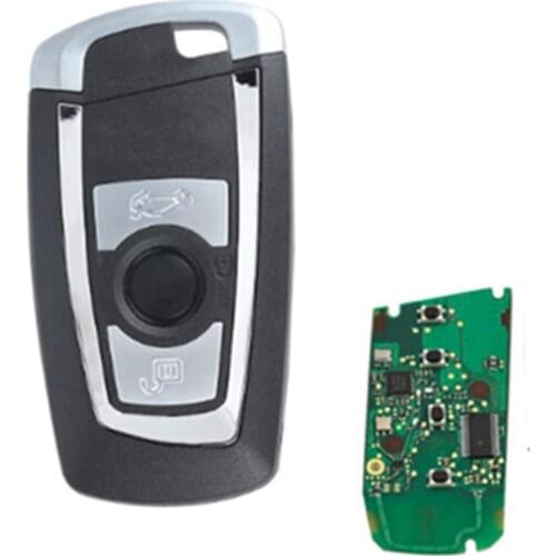 Smart Car Remote Key 3 Button 868Mhz pcf7953 Chip for BMW CAS4 F Platform 5 7 Series with hu92 blade
