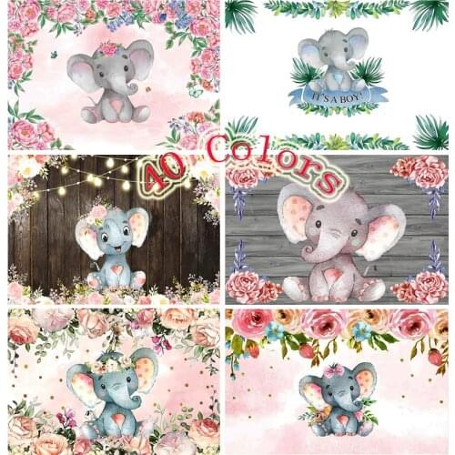 SHUOZHIKE Vinyl Unicorn Head Photography Backdrop Rainbow Birthday Newborn Banner Flower Party Studio Background 210519-02