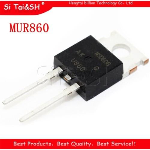 10pcs MUR860 TO220 MUR860G TO-220 U860