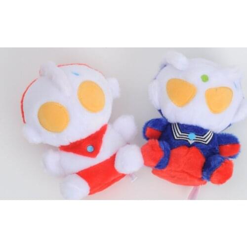 10/Lot 2 Styles Q Robot 14CM Keychain Pendat Plush For Anime Cartoon Soft Kids Gifts
