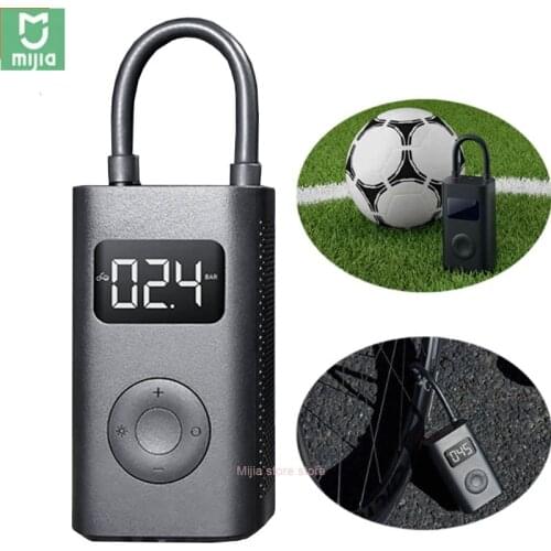 Newest Xiaomi Mijia Portable Smart Digital Tire Pressure Detection Electric Inflator Pump for Bike Motorcycle Car Football