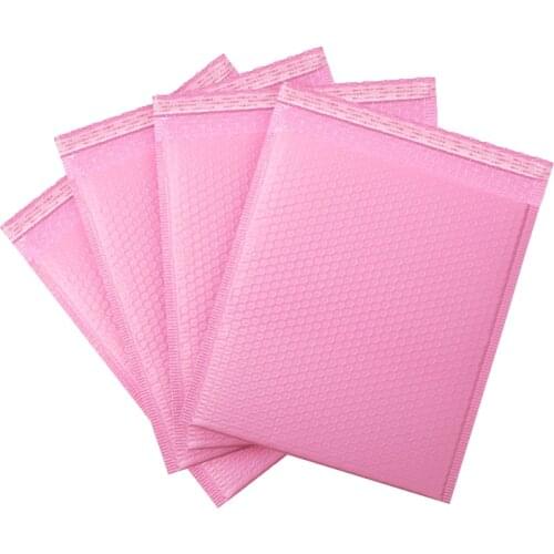 50 Pcs Storage Bags Bubble Mailers Pink Bubble Mailer Self Seal Padded Storage Bags Book Magazine Lined Mailer Self Seal Bags#T2