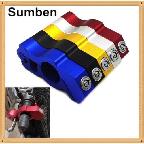 Motorcycle Grip Lock Security Safety Handlebar Handset Brake Clutch Locking Fit Scooter ATV Pit Dirt Street Bikes Anti Theft