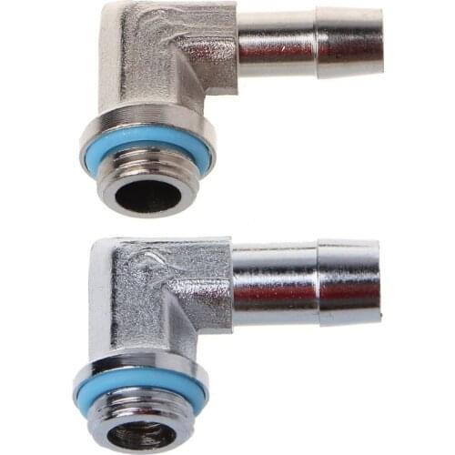 PC Water Cooling System Part G1/4 Thread 90 Degree Elbow Pipe Connector