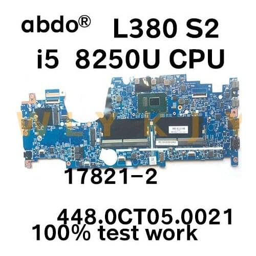 For lenovo Thinkpad YOGA L380 S2 notebook motherboard 17821-2 448.0CT05.0021 CPU i5 8250U 100% test work FRU 02HM000