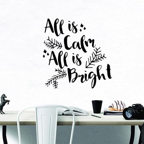 Beauty all is bright Wall Sticker Home Decor Decoration For Kids Rooms Decoration Wall Decoration Murals