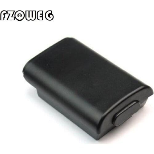 FZQWEG Free and Fast shipping Black color AA Battery pack Cover Case lid for Microsoft X-BOX for XBOX 360 Controller black color