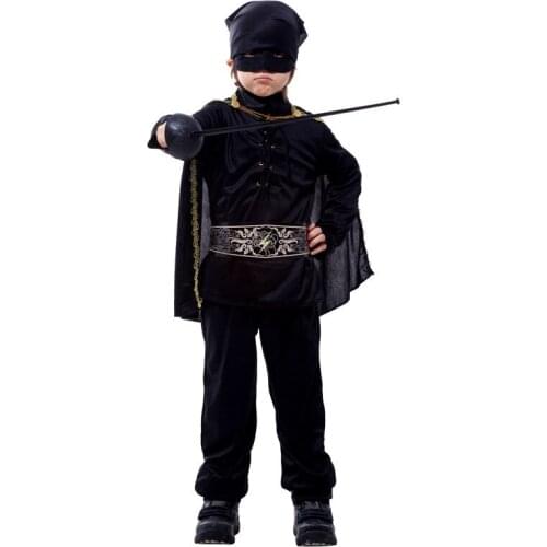 M-XL kids Boys warrior Bat Cosplay Childrens Halloween swordsman Costumes Christmas Carnival Stage performance play dress