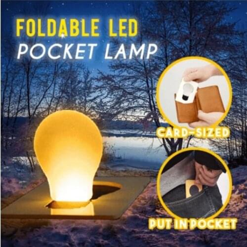 Mini Wallet Pocke LED Card Light Wallet Lights Novelty Lighting Bulb Lamp Credit Card Size Home Accessories Ultra-thin Lamp