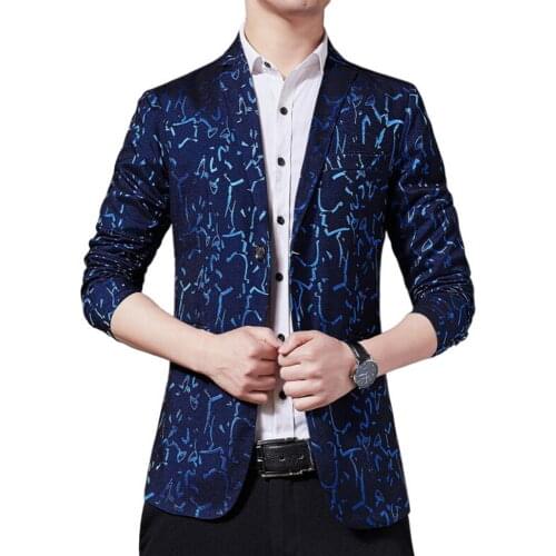 2021 Men Blazer Spring Mens Casual Suit One Buckle Blazer Work wedding Small Suit Lattice Jacket Plus Size M-5XL