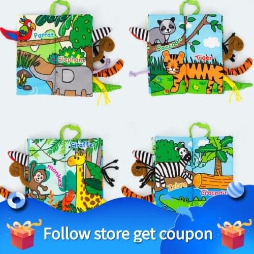 Baby Soft Cloth Toy Toddler Newborn Early Learning Develop Cognize Reading Puzzle Book Toys Infant Quiet Book For Kids