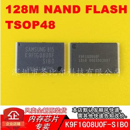New10piece K9F1G08U0F-SIBO 128M TSOP48 Memory IC