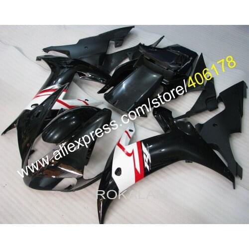 R1 Fairings For Yamaha YZF-R1 2002 2003 YZF1000 R1 02 03 R1 YZF1000 Black ABS Fairing (Injection Molding)