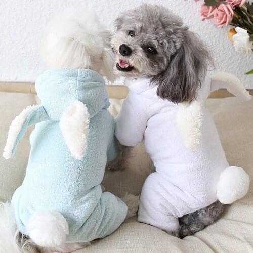 Dog Clothes Winter Warm Pet Costume Cute French Bulldog Chihuahua Pug Jumpsuit Coat Puppy Thicken Jacket Dogs Clothing