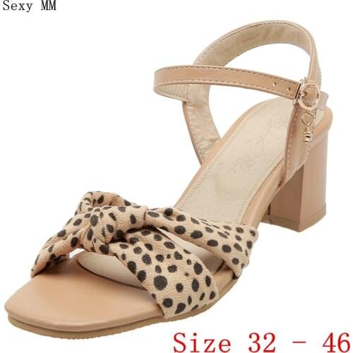 Peep Toe Women High Heel Sandals Shoes Woman High Heels Gladiator Sandals Pumps Small Plus Size 32 33 - 40 41 42 43 44 45 46