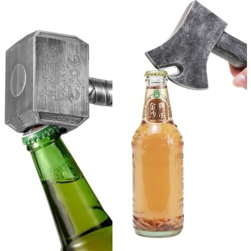 Beer Bottle Openers with magnet Multifunction Hammer Of Thor Shaped Beer Bottle Opener Axe shaped Bottler Opener with magnet